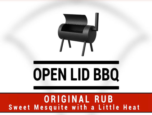OPEN LID BBQ 5.0 | Original Rub | Beef, Pork, Vegetables | Ounces