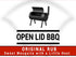 OPEN LID BBQ 5.0 | Original Rub | Beef, Pork, Vegetables | Ounces