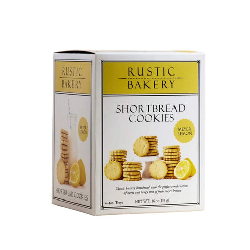 Rustic Bakery Meyer Lemon Shortbread - Sweet & Tangy Handmade Shortbread Cookies