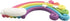 Rainbow Cake Topper Cupcake Pick - Wedding Birthday Party Favor Dessert Rainbow Design Cake Pick