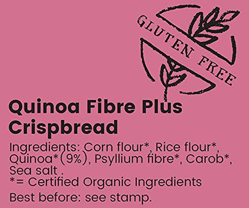 Amisa 100g Organic Gluten Free Quinoa Fibre Plus Crispbread