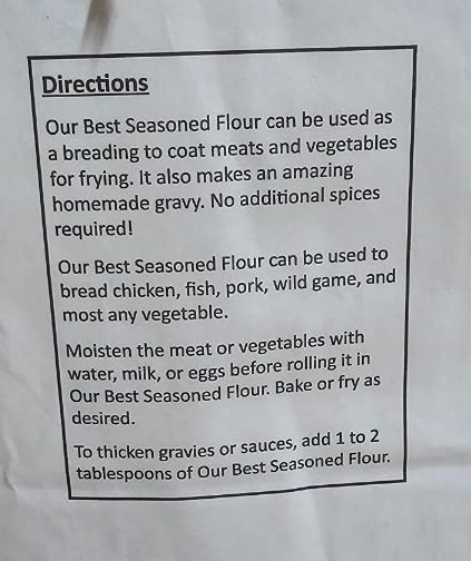 Dogwood Boutique DB 5 Lb. All Purpose Seasoned Flour Bag with Pot Holder
