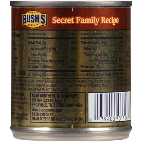8.30 (Pack 3) Bush's Best Homestyle Baked Beans, Ounce