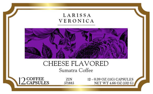 Larissa Veronica (12 571885) 2 Pack Cheese Flavored Sumatra Coffee (Single Serve K-Cup Pods) (Gourmet, Naturally