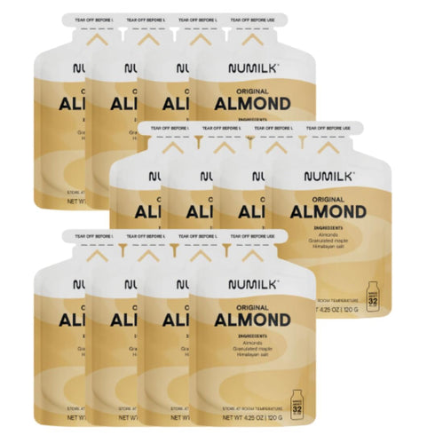 Numilk Pouches 12-Pack - Original Almond - Creamy Plant-Based Milk in Seconds