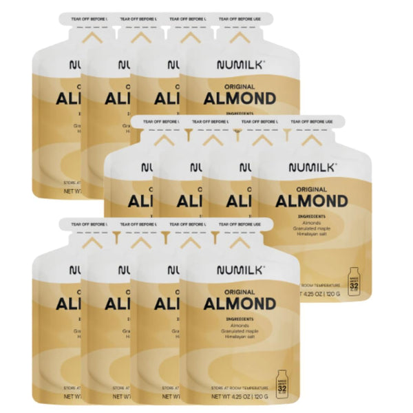 Numilk Pouches 12-Pack - Original Almond - Creamy Plant-Based Milk in Seconds