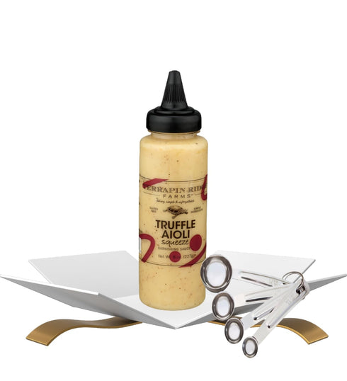 GROVE Garlic Aioli Sauce Terrapin Ridge Farms Aioli Truffle Squeeze (7.5 OZ.) Bundle
