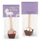 12 Pcs Birthday Hot Chocolate Spoons Gourmet Dark Chocolate Favors with Crushed