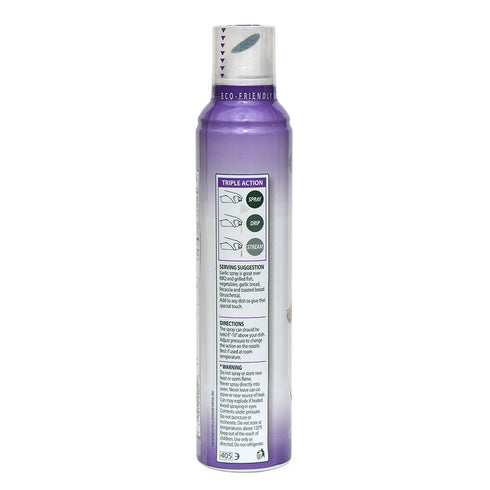 Mantova Extra Virgin Olive Oil Spray, Garlic Flavored 8 oz. Spray Bottle for Salads and Cooking