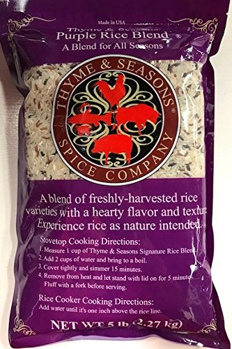 Thyme & Seasons Purple Rice Blend - Black, Cargo, Jasmine, and Sweet