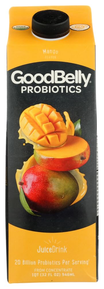 GoodBelly Mango Probiotic Juice, 32 oz