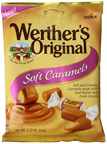 Werther's Original Soft Caramels - Individually Wrapped Soft & Chewy Candy Pieces, Sweets for