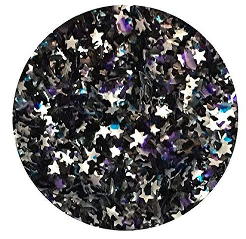 Galaxy Stars Milky Universe Way Metallic Edible Shimmer Sparkle Glitter for Cakes, 0.15 oz Jar