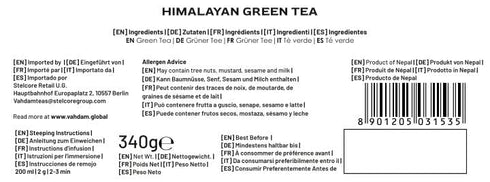 170+ (12oz) VAHDAM, Green Tea Leaves From Himalayas Cups High Elevation Grown Green Tea Leaves From Himalayas | Pure