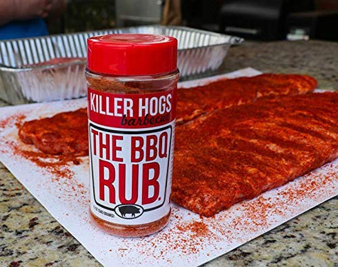 11 oz Killer Hogs The BBQ Rub, Championship Barbecue Grill and Smoking Seasoning, Spice Blend for Beef, Steak, Ribs