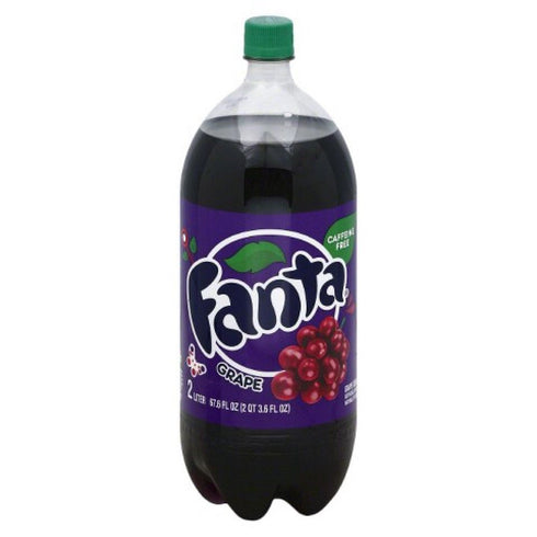 Unknown Fanta Grape Soda, 2-Liter Bottle (Pack of 6)