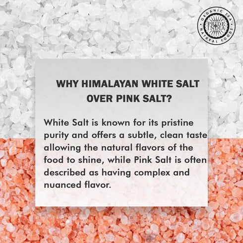 PACK 6 2.2 lbs (997.90 W/84+ Pride of India - of - Himalayan White Salt Coarse Grind gm)- Rarest & Enriched Natural