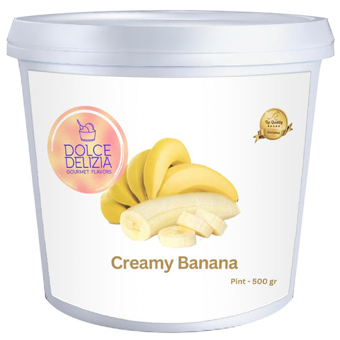 Banana Puree Flavoring for Gelato, Rolled Ice Cream, and Ice Cream. (500g,