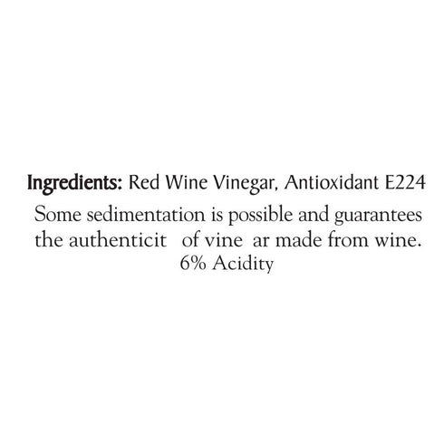 16.9 Oz (Pack 2) Mantova Italian Red Wine Vinegar, Fl