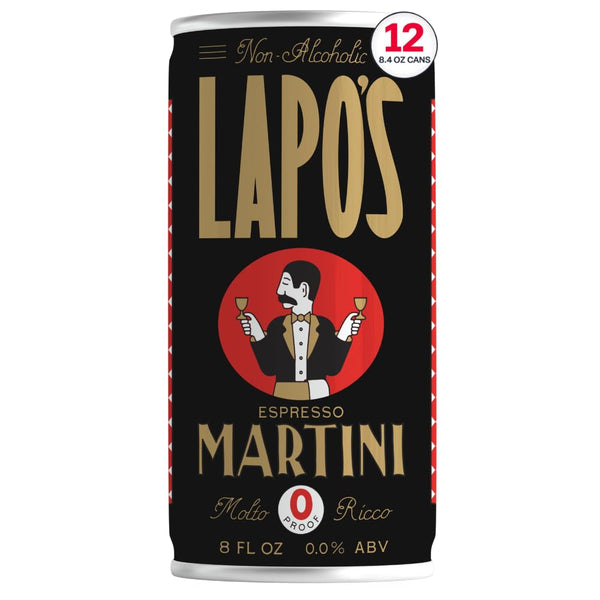 Lapo's Espresso Martini, Non Alcoholic Drink, Mocktail with Coffee, Cinnamon & Vanilla