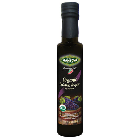 Mantova Organic Balsamic Vinegar of Modena, Perfect for Salad Dressing, Pasta Salad,
