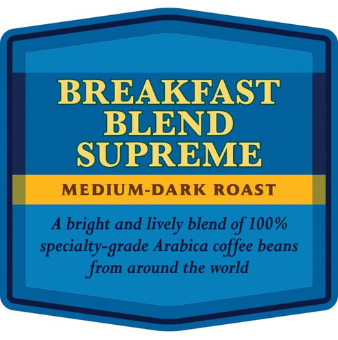 Community 32 (Pack 1) Coffee Private Reserve Breakfast Blend Supreme Whole Bean Coffee, Medium Roast, Ounce Bag