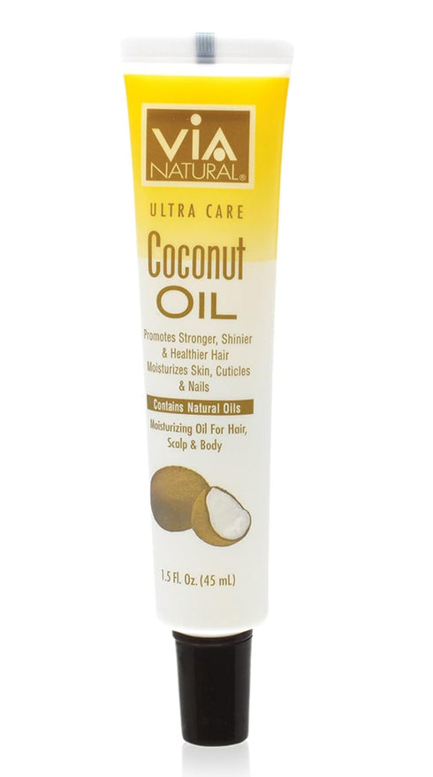 Via Natural Coconut Oil 1.5 oz (Pack of 1)