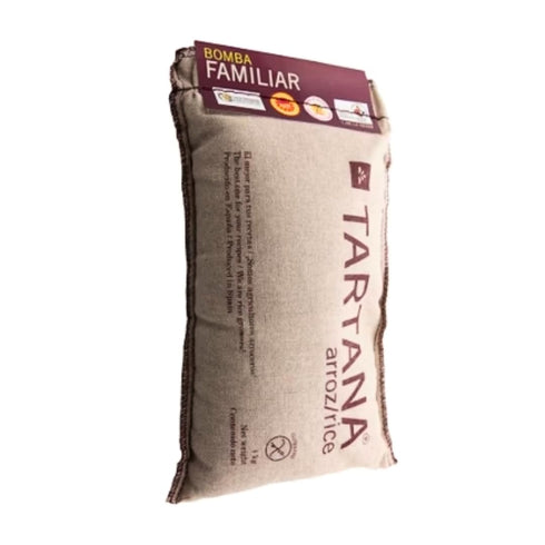 Arroz Tartana Bomba Rice D.O.P., Perfect for Paella, Imported from Valencia, Spain