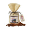 Bounty Foods Montana Huckleberry Dessert Ground Coffee - 12 oz Rustic Western Style Burlap