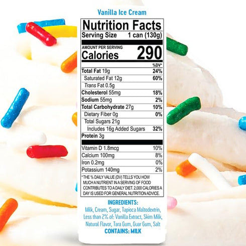 Frozen pack 12 ColdSnap Vanilla Ice Cream Pods Premium, Creamy Single-Serve Vanilla Dessert Made in Minutes Treat