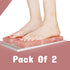 Generic 8" 4" 1" Pack 2 Himalayan Rock Salt Blocks Size x x for feet | Himalayan Salt Foot Detox Or Detoxer Block