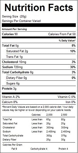 2 Lb Gourmet Cheddar Cheese Powder - Size Tub