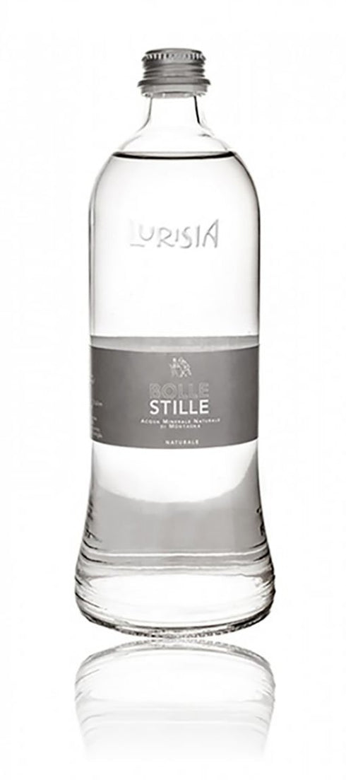 Lurisia Alu Stille (Non-Sparkling) Natural Spring Mineral Water, 11.2 fl oz (5 Glass