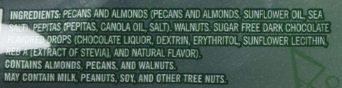 1.75 oz Packs (Pack 12) Second Nature Keto Crunch Smart Snack Mix, Individual of - Keto Gluten Free Snack - No Sugar
