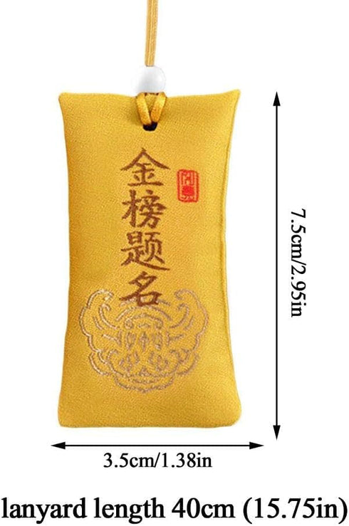 Rosojodg Red Lucky Spiritual Salt Pouch, Spiritual Salt with Sachet, Buddhist Spiritual Salts Pouch Necklace for Money