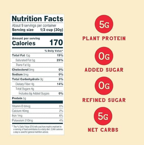 Generic 5g 5g 20 Oz (pack 1) Seven-Sundays Nut Granola Cereal, Rise & Shine Strawberry Banana Nut, (Grain & Gluten