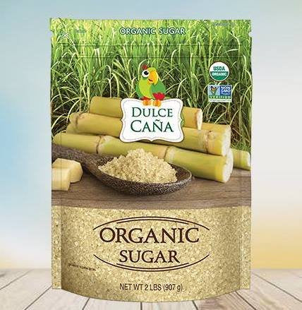 Dulce Caa - Organic Sugar, Made from Certified Raw Organic Cane - 2 Lbs