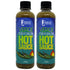 Caribbean Craves Puerto Rican Hot Sauce, 12oz, Bulkier Size, Verde (2pk), Pickled Jalapeño Peppers