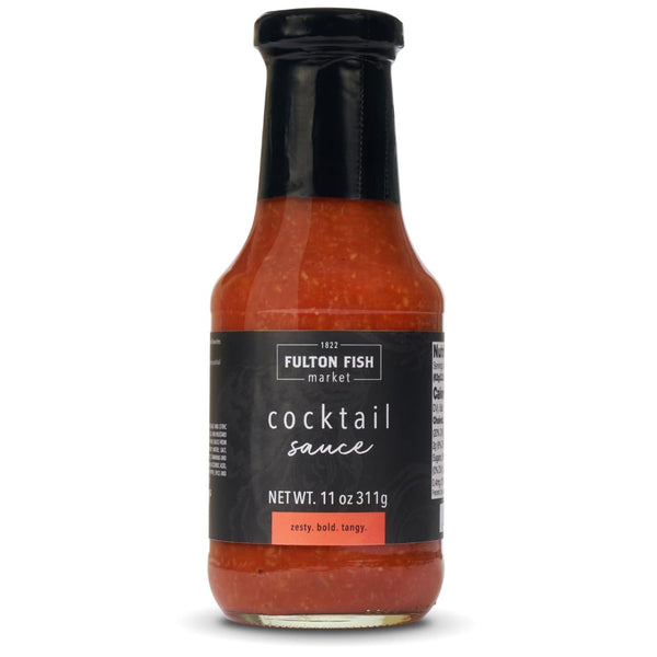 Fulton Fish Market Shrimp & Seafood Cocktail Sauce, Zesty Bold Flavor, All-Natural