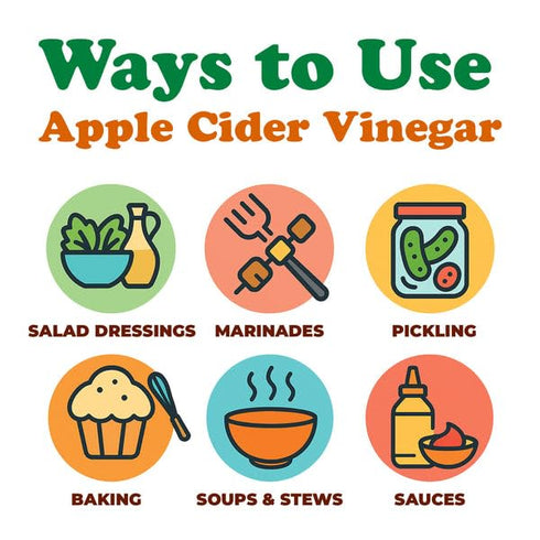 1 (Pack 4) Food To Live Organic Apple Cider Vinegar, L Raw Italian Natural Vinegar with the Mother, Unfiltered