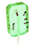 Hotlix Assorted Lollipop Sucker - Pack of 4 - Blueberry, Apple, Banana, Watermelon