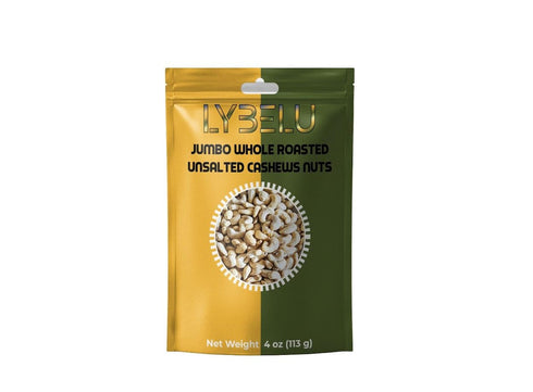 4oz Jumbo Whole Roasted Unsalted Cashews Nuts