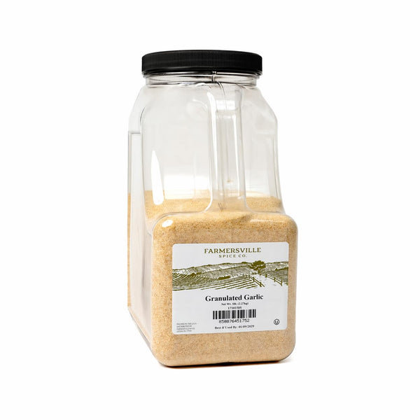 Farmersville Spice Co. Granulated Garlic, 5 lb Handle Jug, Kosher Spice for