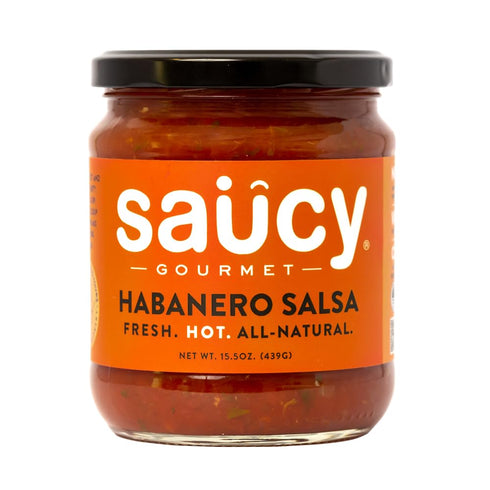Pack 15.5 oz 4-Pack Saucy Gourmet Salsa Variety - Chef-Crafted Premium Mexican Salsas (Classic, Chipotle, Habanero