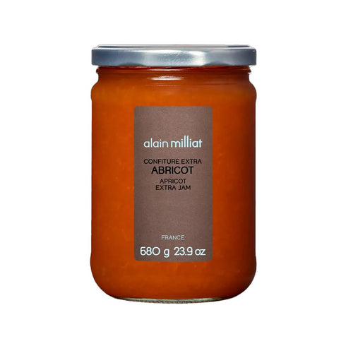 Alain Milliat Apricot Bergeron Jam, (One 300g Glass Jar) | GMO-Free | Imported from