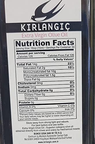 Basil Grocery 750ml Kirlangic Extra Virgin Olive Oil - Product of Turkey - Halal