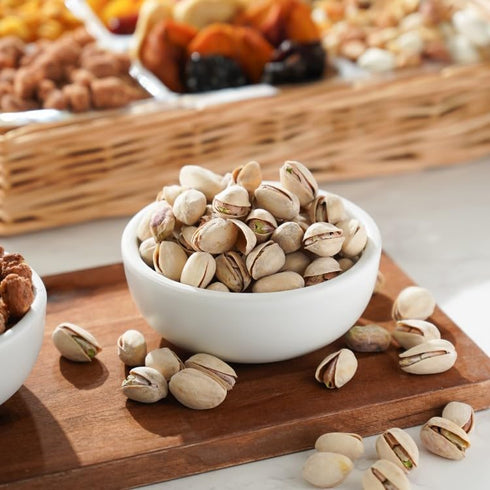 Gourmet Fruit and Nut Gift Basket for Birthdays - Healthy Treats for Him and Her