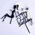 Elegant Lady Happy Birthday Cake Topper - Acrylic Durable Cake Party Decoration, High Heels Lady/Women Party Cupcake