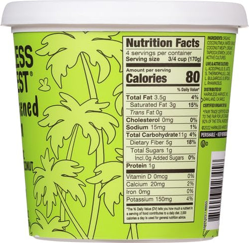 Harmless 24oz Harvest Dairy-Free Yogurt - Plain