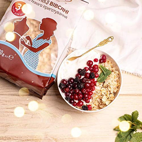 400 14.12 OZ (1 Pack) Skvira Oat Flakes Instant GMO Free No Added Sugar Halal Certificate gr /